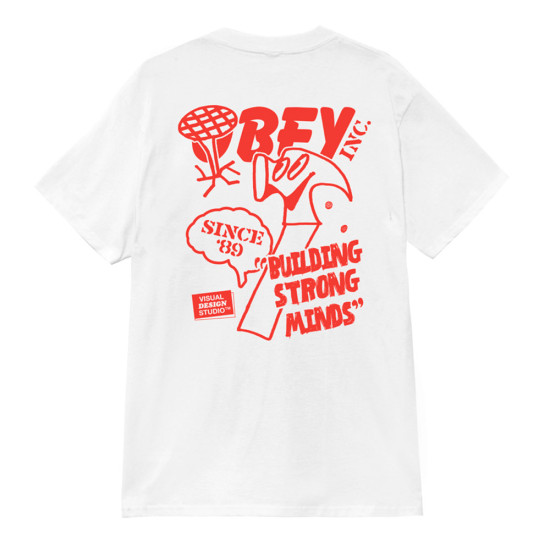 Obey Ανδρική κοντομάνικη μπλούζα Building Strong Minds Tee